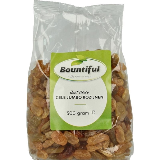 BOUNTIFUL GELE JUMBO ROZIJNEN500GR